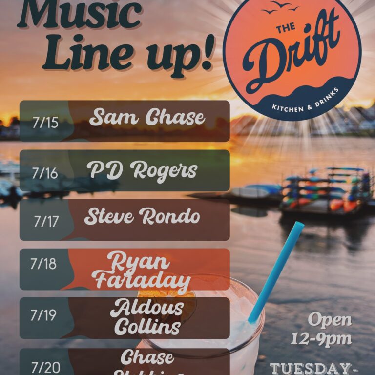 Chase Stebbins – Live music at the Drift!
